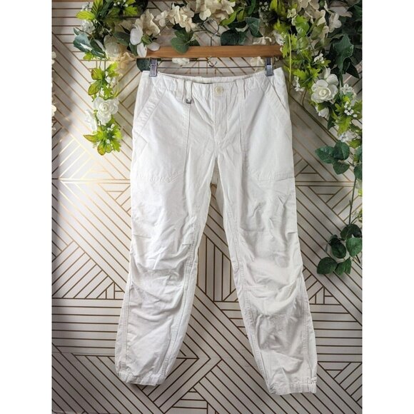 ZADIG & VOLTAIRE Palma Grunge Casual White Pants Women's 38 - Picture 1 of 8
